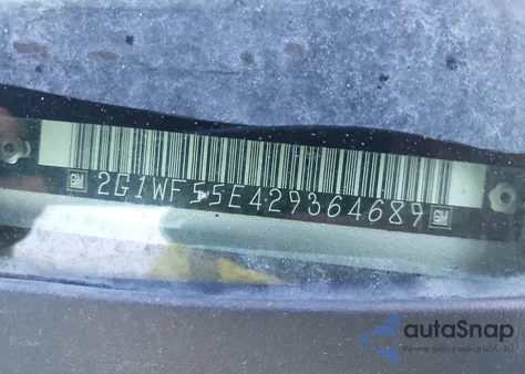 2002 Chevrolet Impala из США, поврежденный, VIN 2G1WF55E429364689